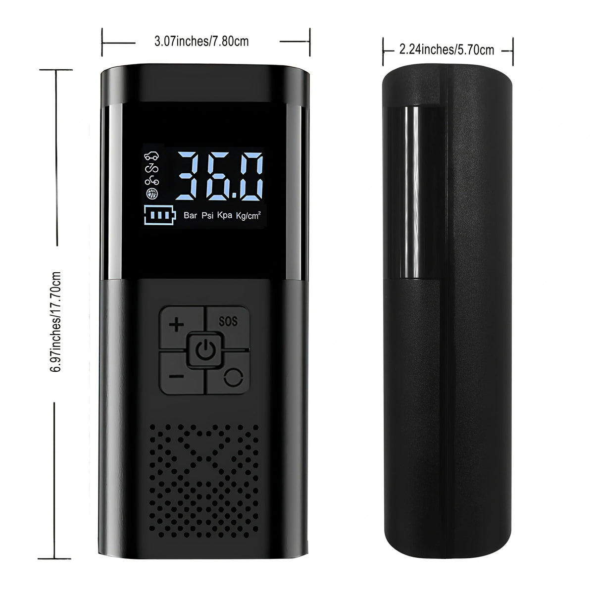 Cordless Tire Inflator — 150 PSI Digital Gauge