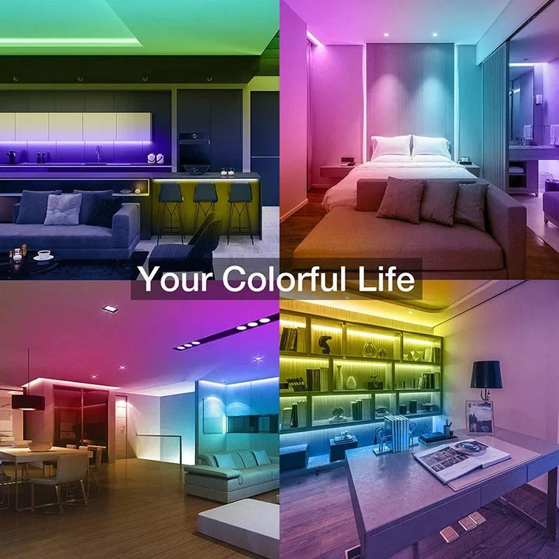 USB RGB LED Bias-Light Strip 2M with IR Remote for Monitor/TV/Desk