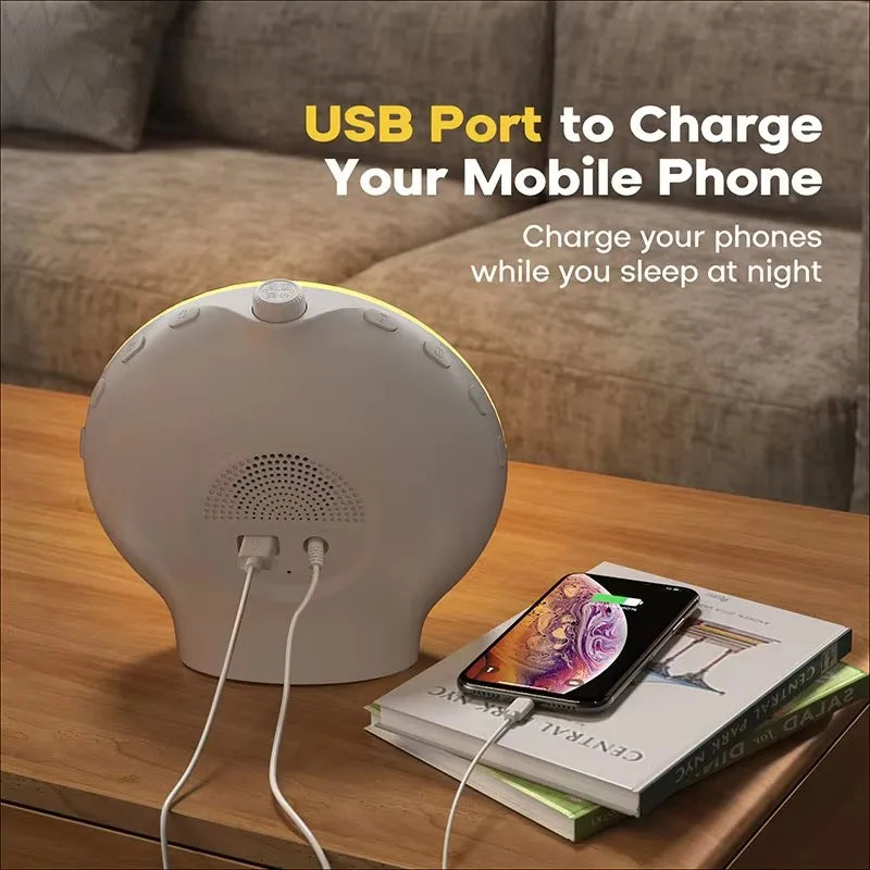 Sunrise Wake-Up Light Alarm Clock with FM Radio