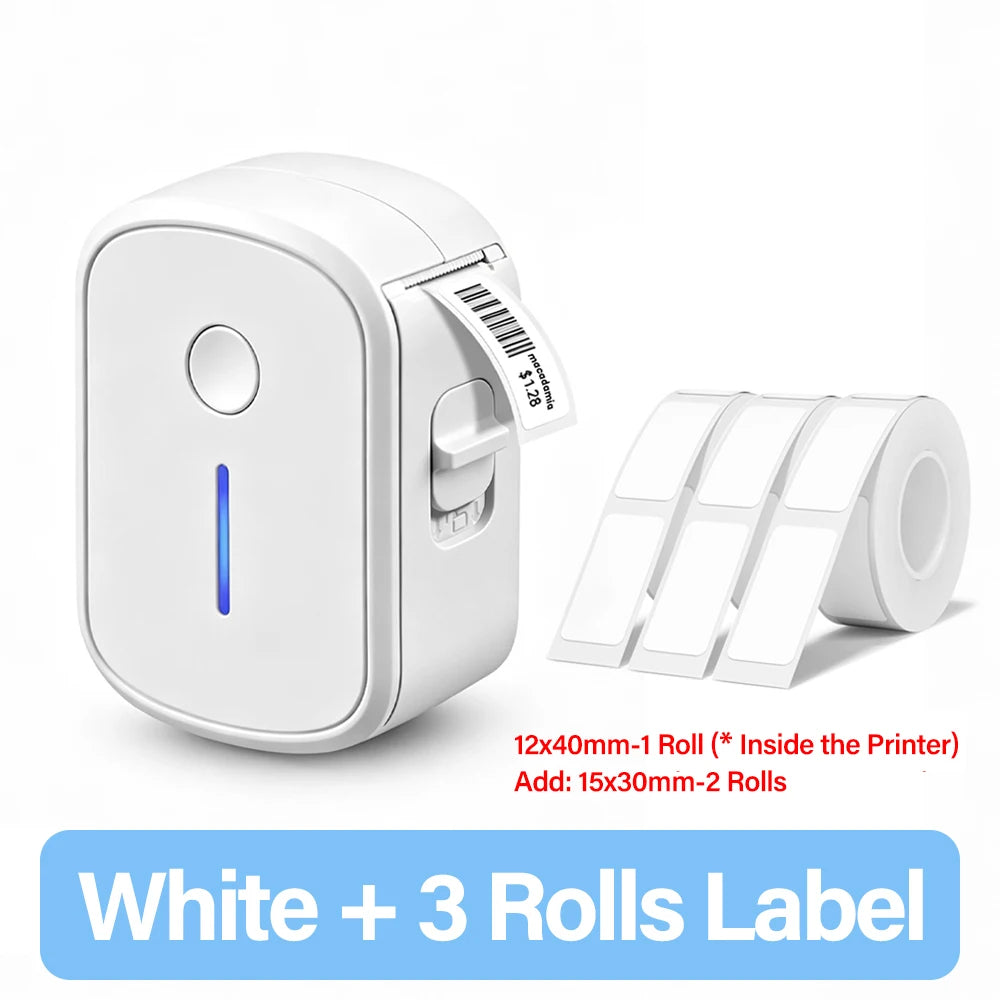 Portable Bluetooth Label Printer — Inkless