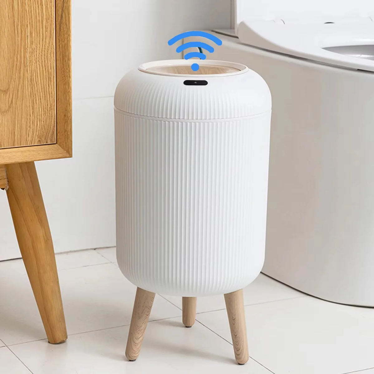 Motion-Sensor Trash Can — 10L Touchless Bin