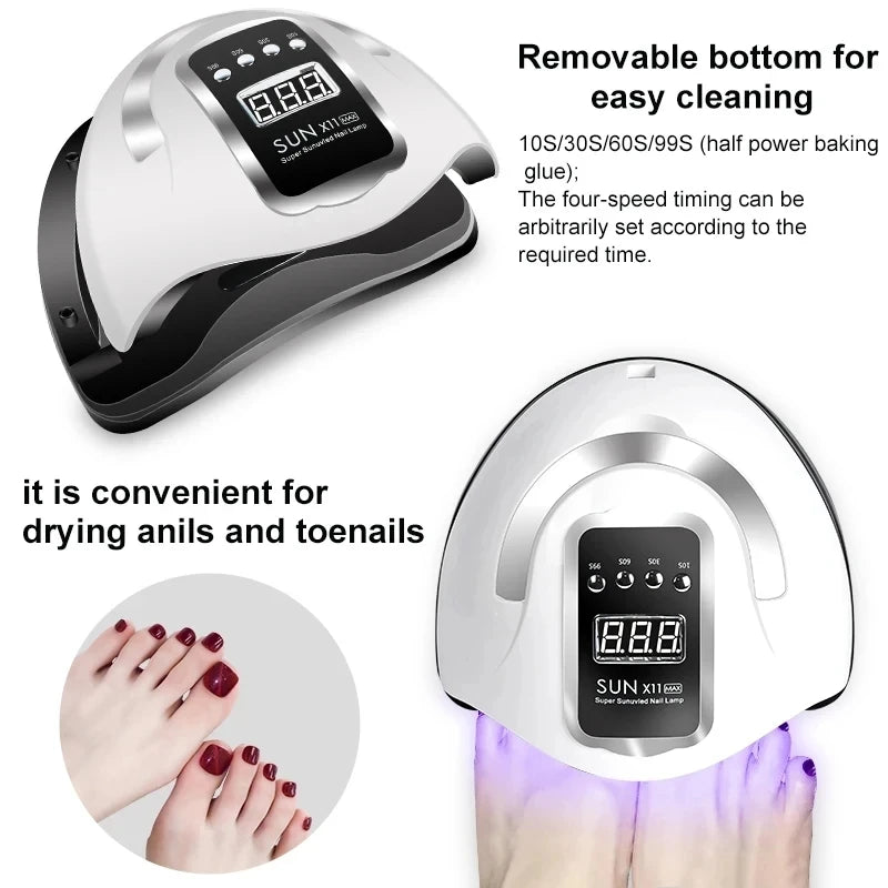 UV LED Nail Lamp — 45-Bead Gel Dryer