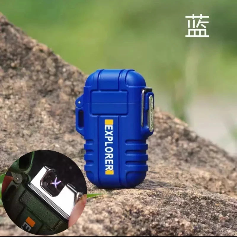 Rechargeable Double Arc Lighter — Windproof Plasma