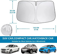 Foldable Car Windshield Sun Shade – UV Protection Heat Blocker