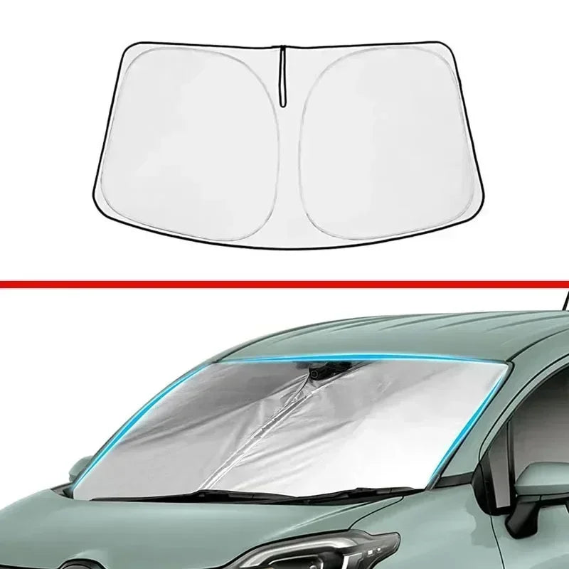 Foldable Car Windshield Sun Shade – UV Protection Heat Blocker