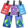 Silicone Luggage Tag — Durable ID Bag Tag for Suitcases & Backpacks