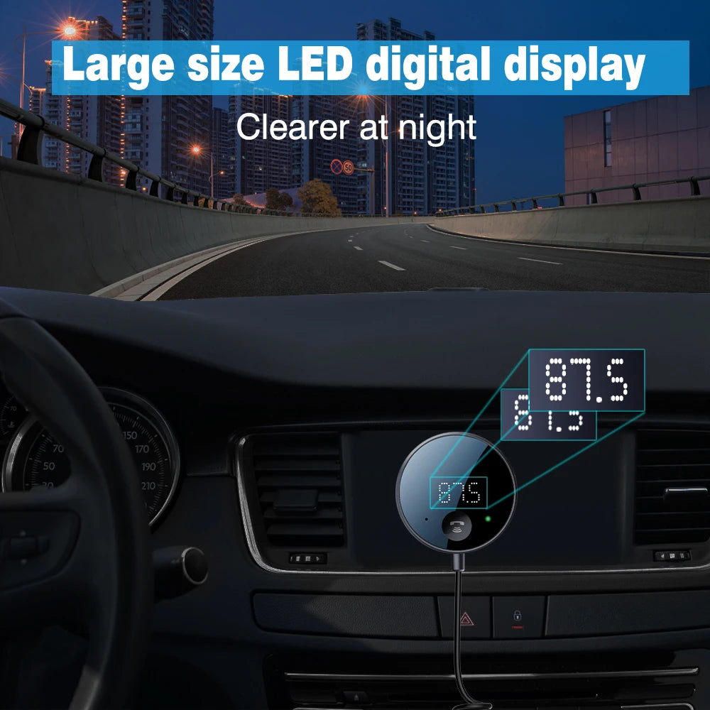 Bluetooth FM Transmitter & Receiver — Car Audio