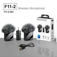 Wireless Lavalier Microphone — Noise-Cancelling