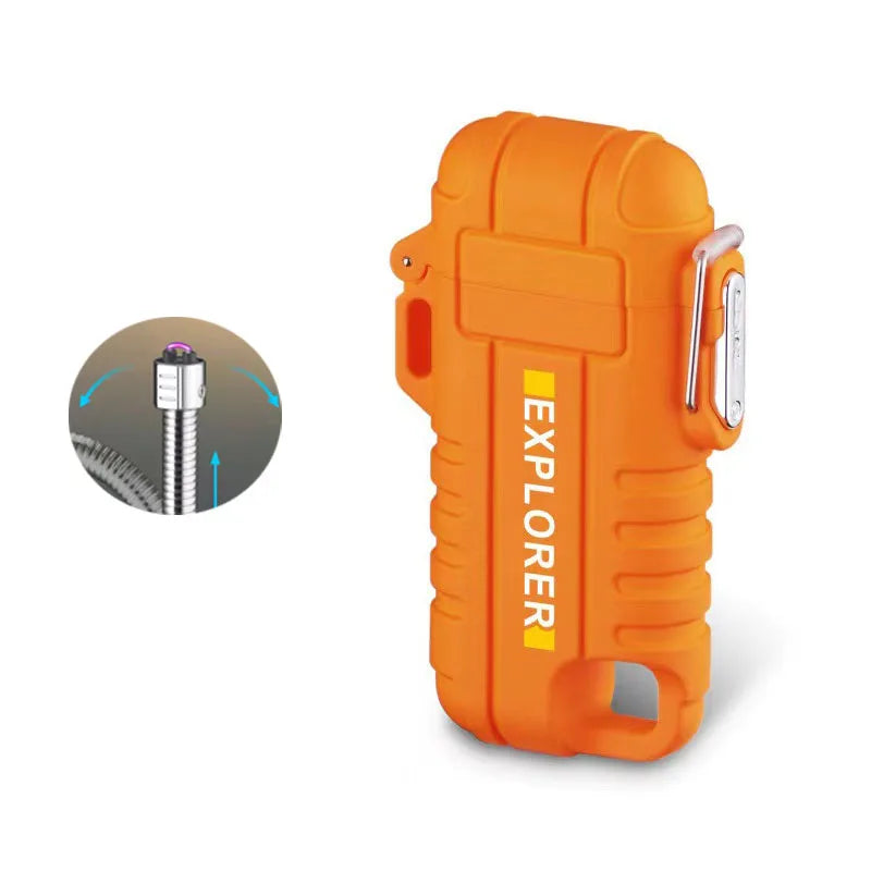 Rechargeable Double Arc Lighter — Windproof Plasma