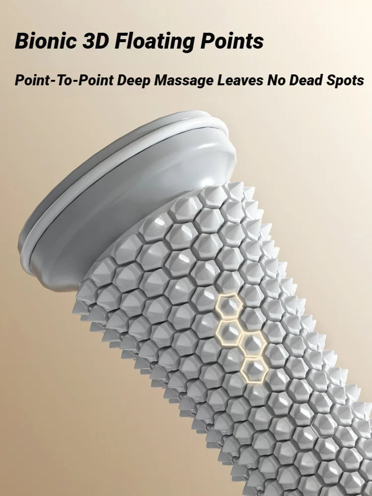 Spiky Handheld Muscle Roller — Portable Manual Massage Roller Ball