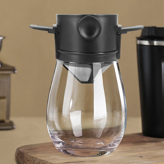 Foldable Stainless Pour-Over Coffee Dripper — Collapsible Filter Cone