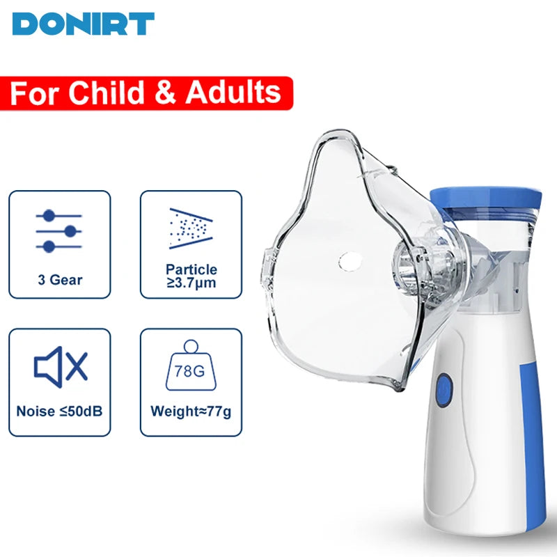 Nano Ionic Facial Steamer — Portable 2-in-1