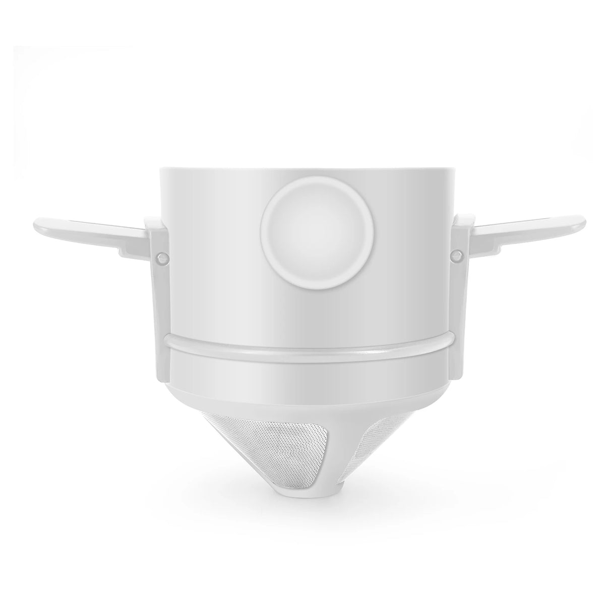 Foldable Stainless Pour-Over Coffee Dripper — Collapsible Filter Cone