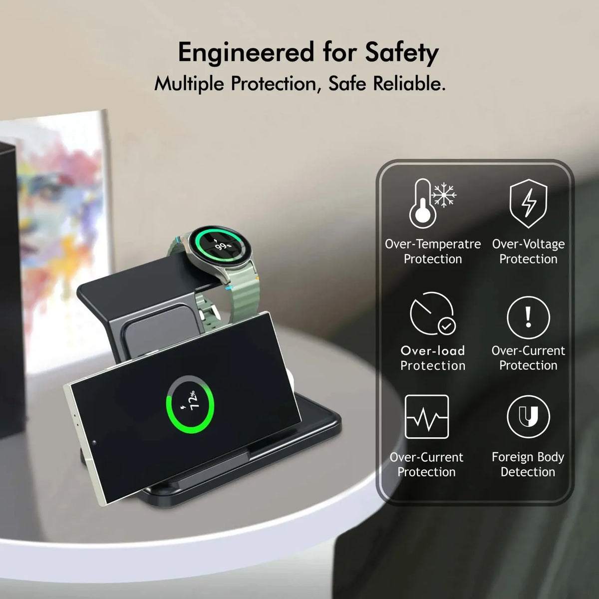 3-in-1 Wireless Charging Station