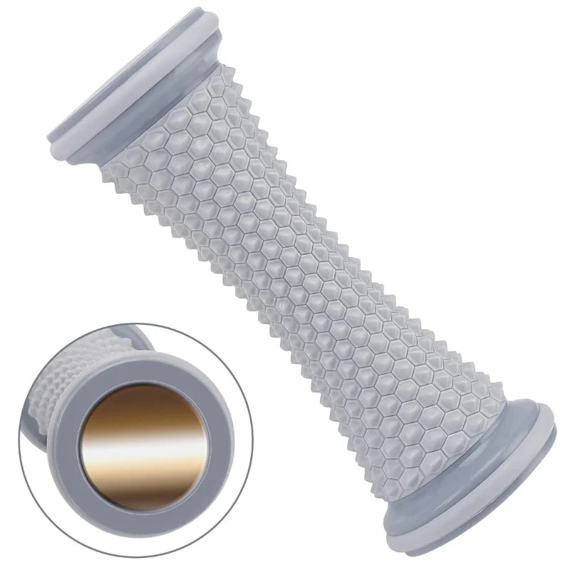 Spiky Handheld Muscle Roller — Portable Manual Massage Roller Ball