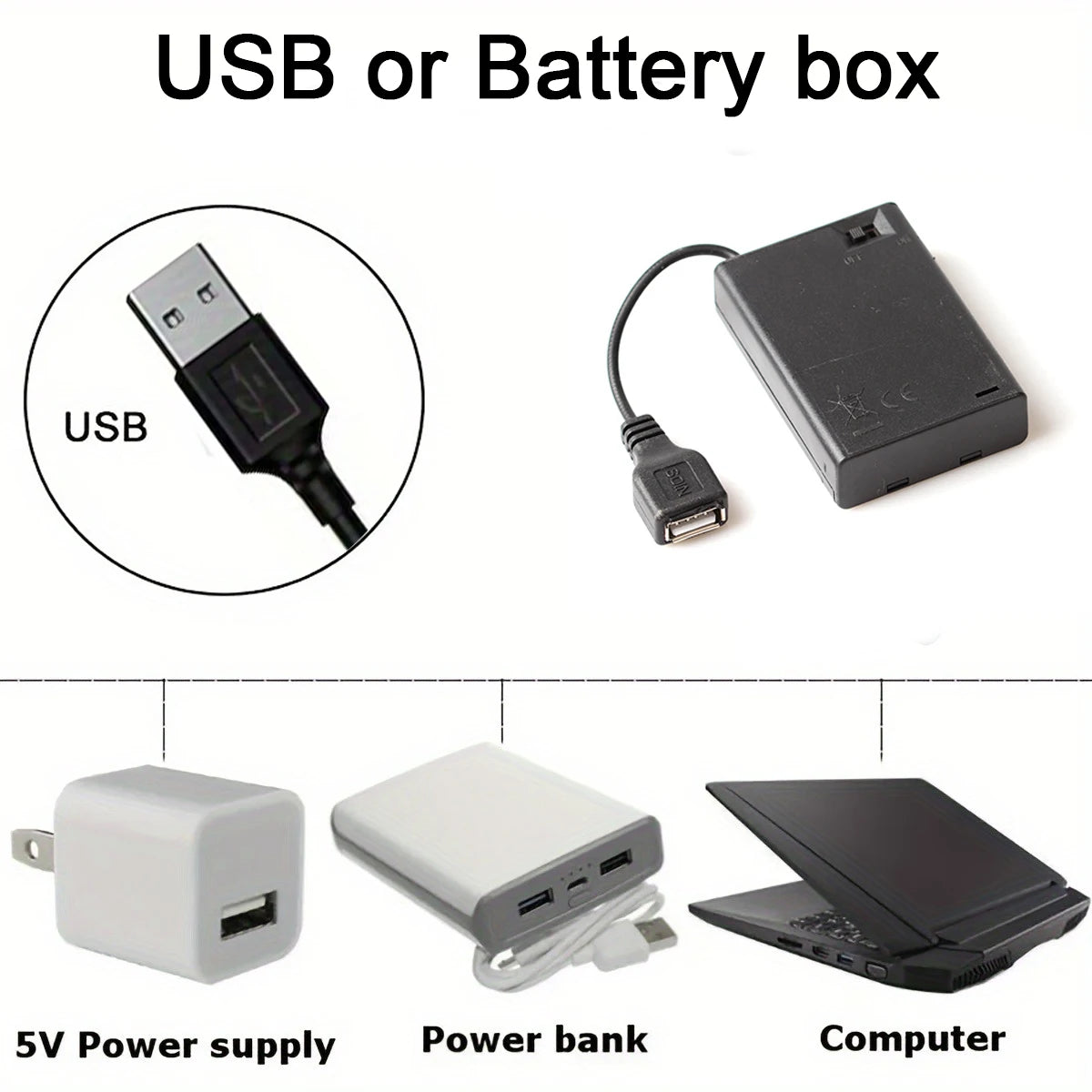 USB RGB LED Bias-Light Strip 2M with IR Remote for Monitor/TV/Desk