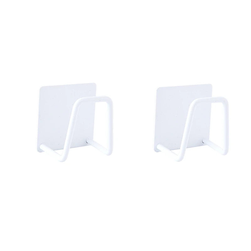 Adhesive Stainless-Steel Sponge & Dishcloth Holder Rack for Kitchen Sink
