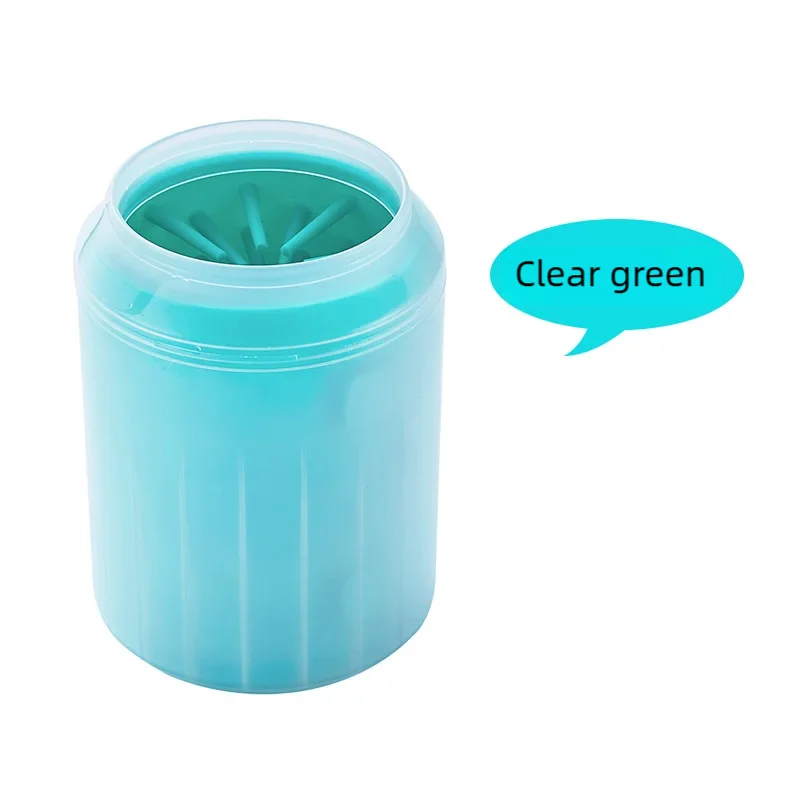 Pet Paw Cleaner Cup with Soft Silicone Bristles, Medium — Muddy Paw Washer