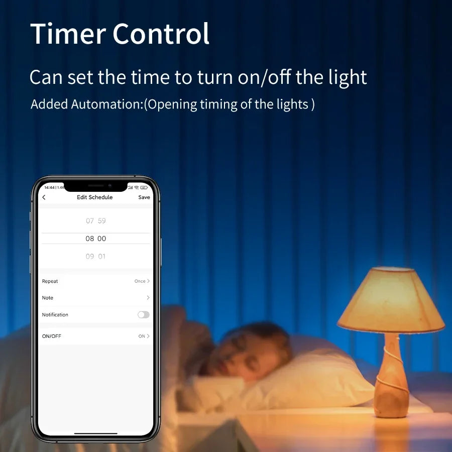 Tuya Smart RGB LED Bulb — WiFi, Voice Control