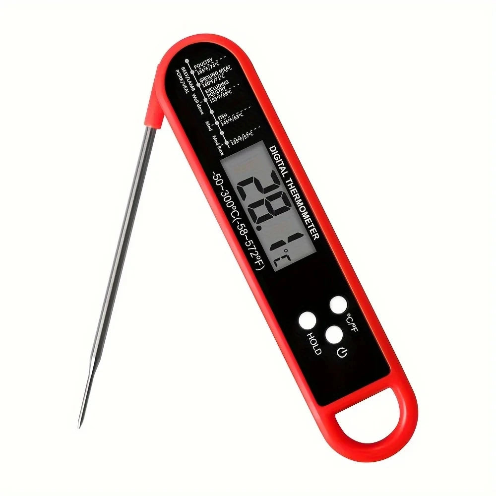 Instant-Read Digital Meat Thermometer — Waterproof