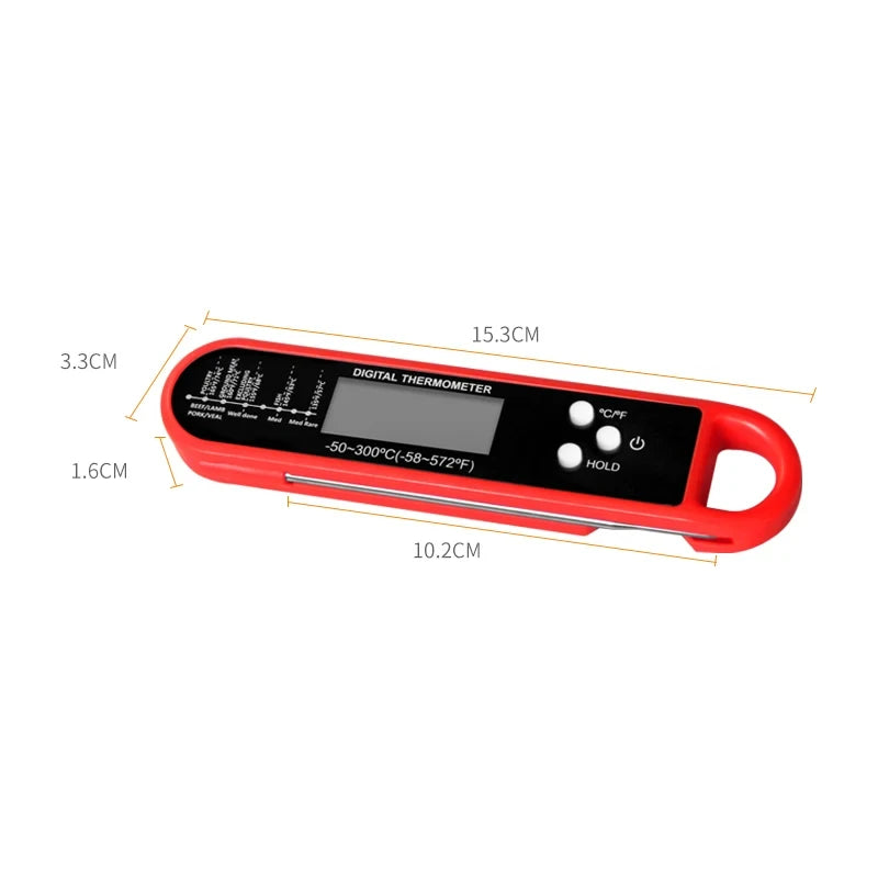 Instant-Read Digital Meat Thermometer — Waterproof