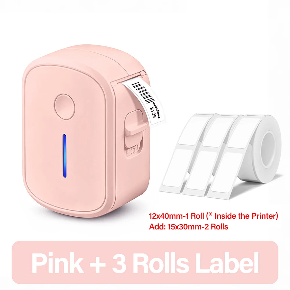 Portable Bluetooth Label Printer — Inkless