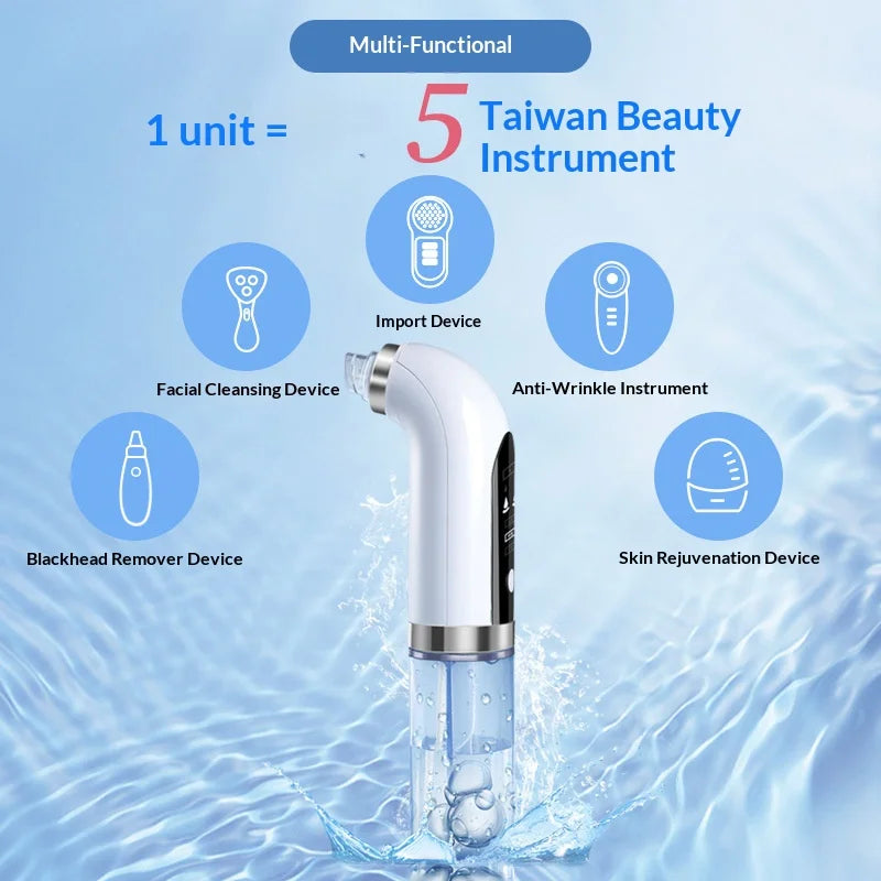 Electric Blackhead Remover Pore Vacuum — USB Rechargeable