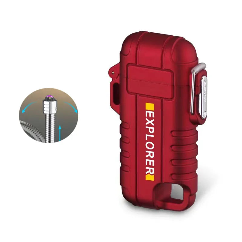 Rechargeable Double Arc Lighter — Windproof Plasma