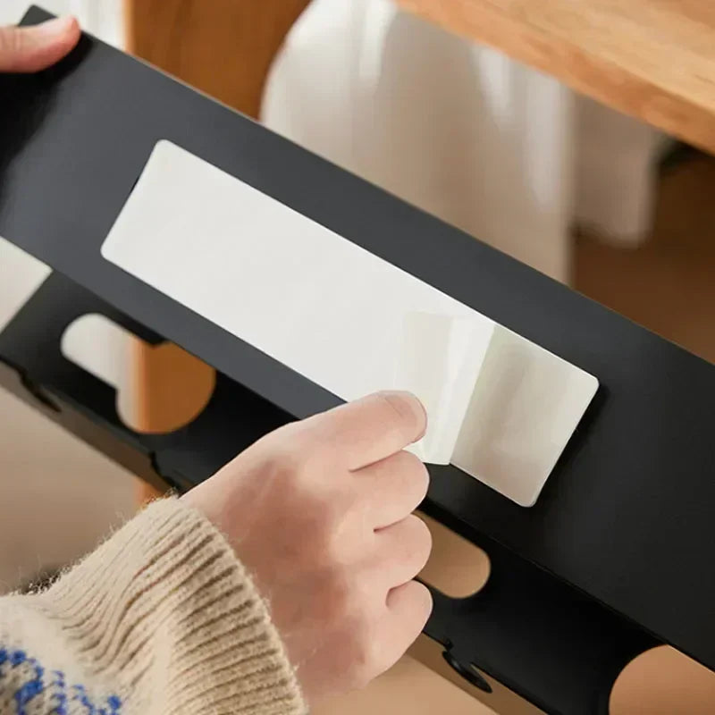 No-Drill Under-Desk Cable Management Tray with Clamp