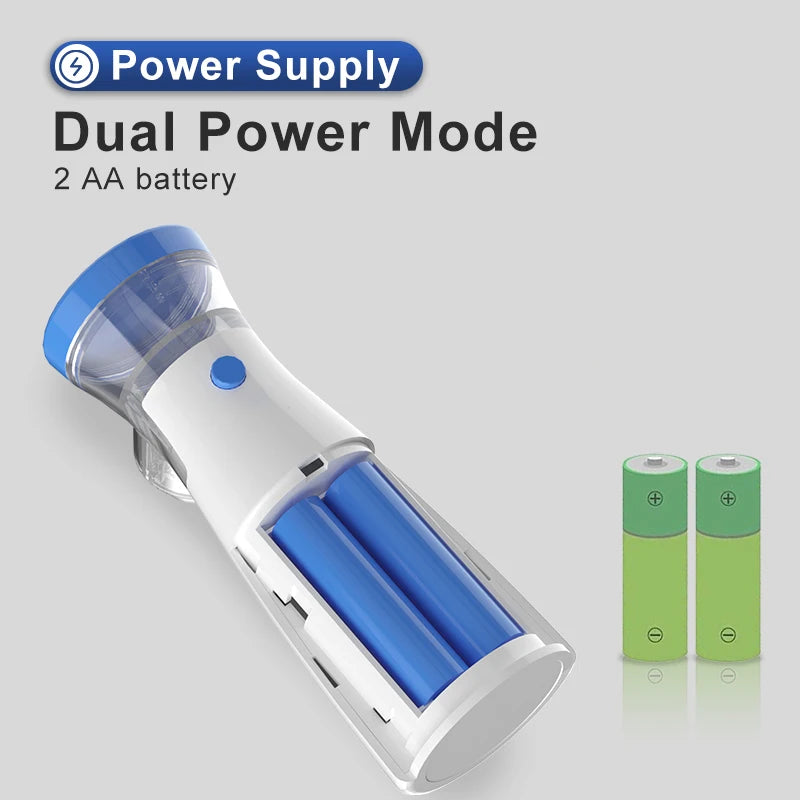 Nano Ionic Facial Steamer — Portable 2-in-1