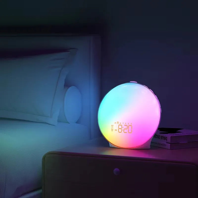 Sunrise Wake-Up Light Alarm Clock with FM Radio
