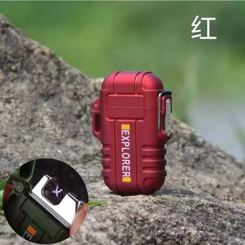 Rechargeable Double Arc Lighter — Windproof Plasma