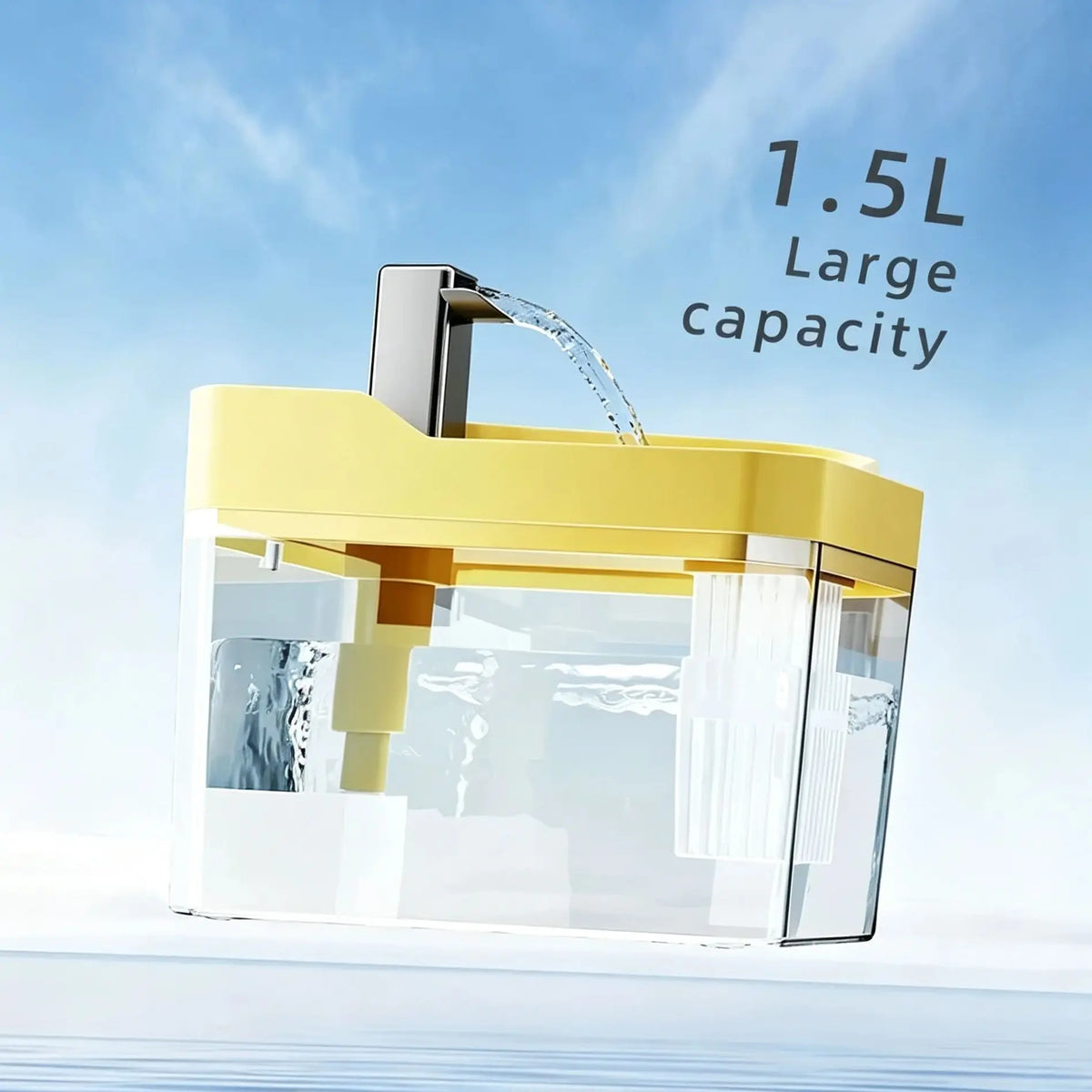 Cat Water Fountain — 1.5L Auto-Filter Dispenser