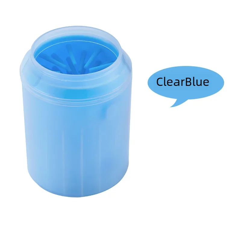 Pet Paw Cleaner Cup with Soft Silicone Bristles, Medium — Muddy Paw Washer