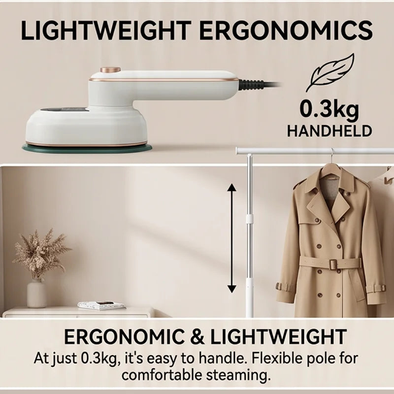 Handheld Garment Steamer — Portable