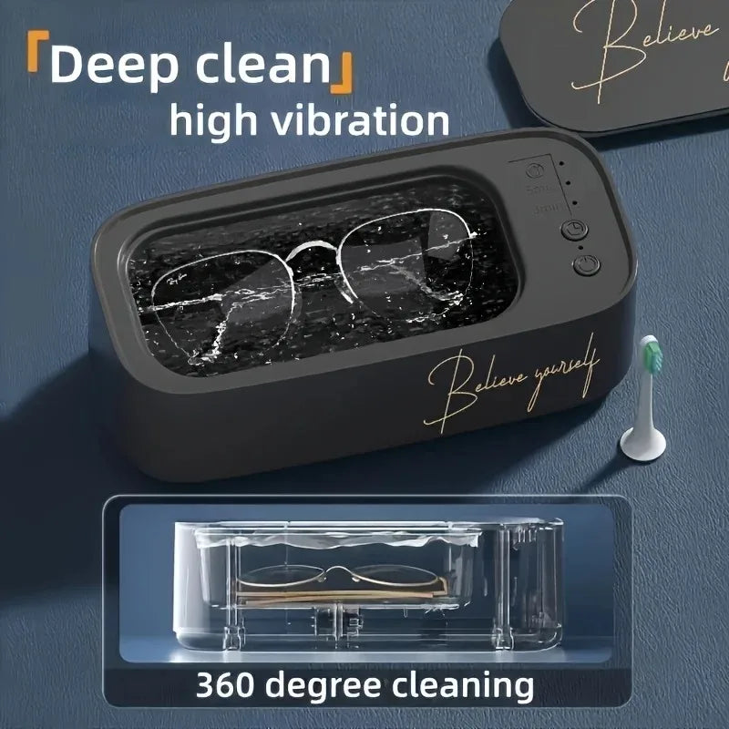 Ultrasonic Cleaner — USB Powered Jewelry & Glasses Cleaner