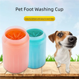 Pet Paw Cleaner Cup with Soft Silicone Bristles, Medium — Muddy Paw Washer