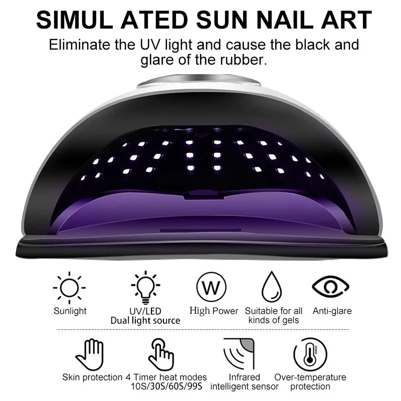 UV LED Nail Lamp — 45-Bead Gel Dryer