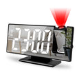 Projection Alarm Clock — 180° Ceiling Display
