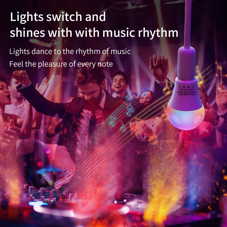 Tuya Smart RGB LED Bulb — WiFi, Voice Control
