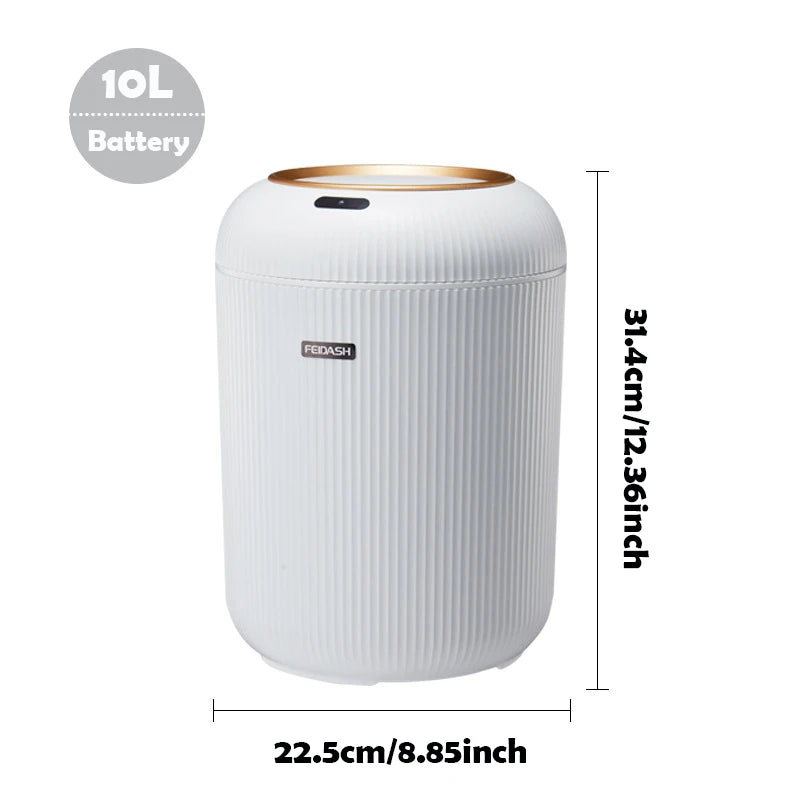 Motion-Sensor Trash Can — 10L Touchless Bin