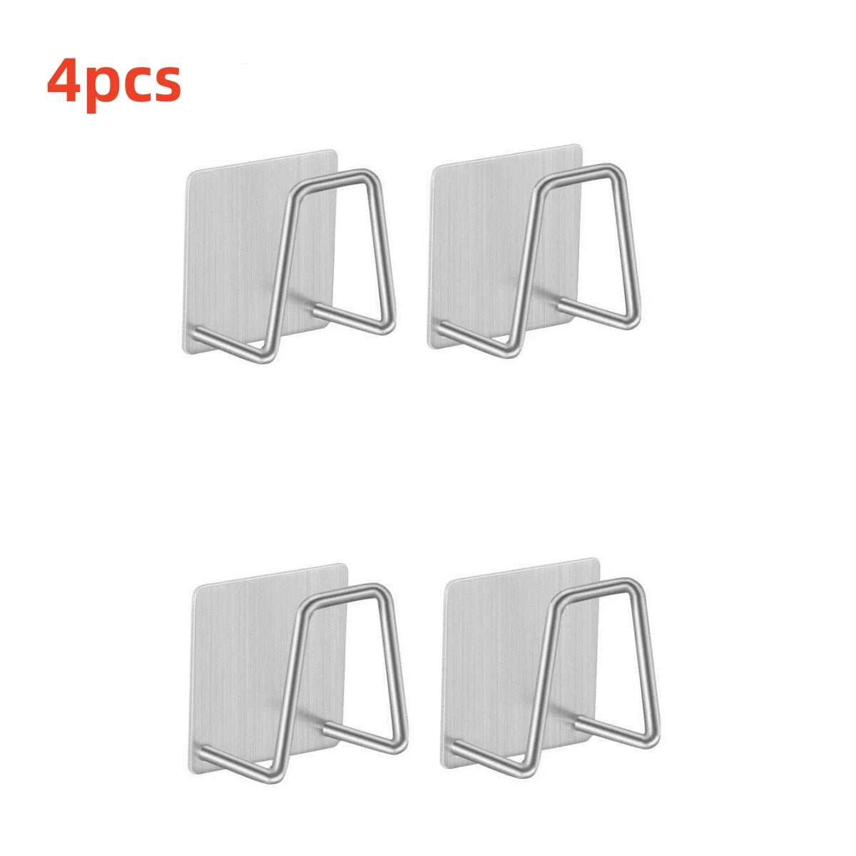 Adhesive Stainless-Steel Sponge & Dishcloth Holder Rack for Kitchen Sink
