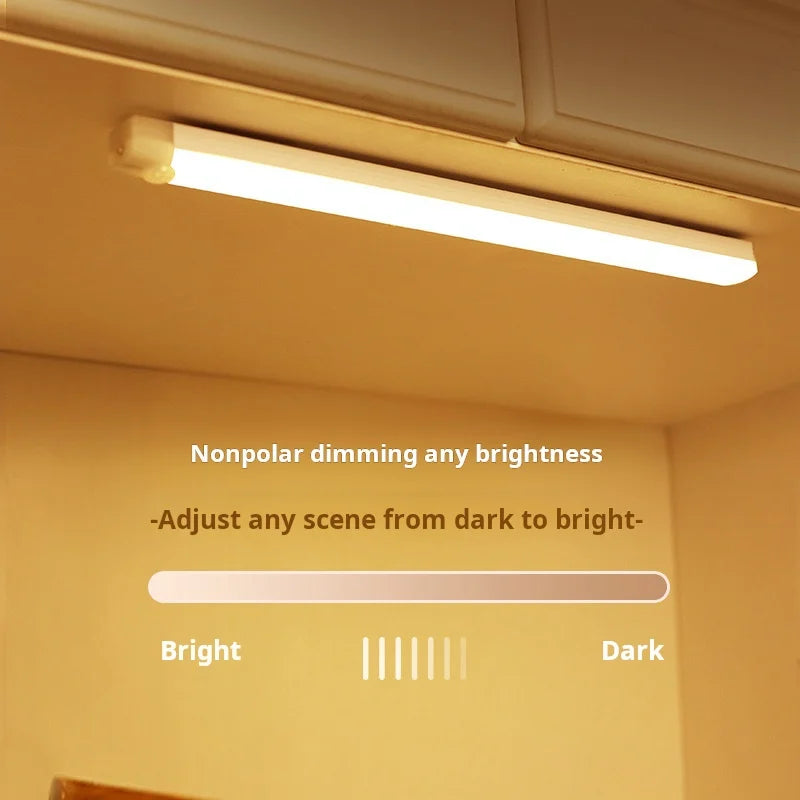 Rechargeable Motion-Sensor LED Cabinet Light Bar — USB Wireless Closet & Under-Cabinet Light