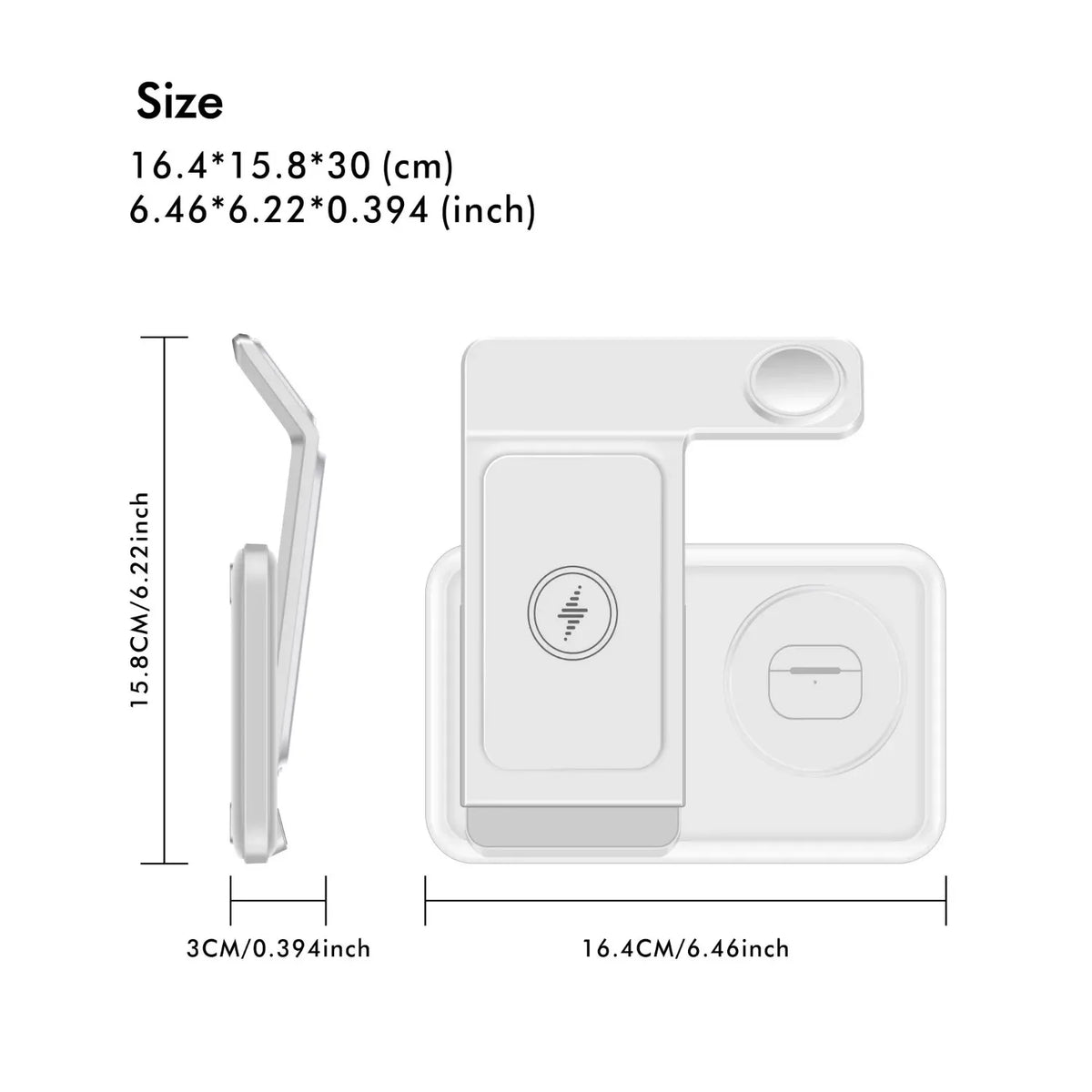 3-in-1 Wireless Charging Station