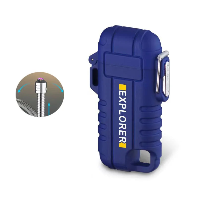 Rechargeable Double Arc Lighter — Windproof Plasma