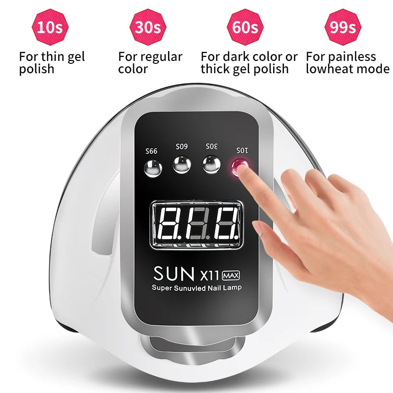 UV LED Nail Lamp — 45-Bead Gel Dryer