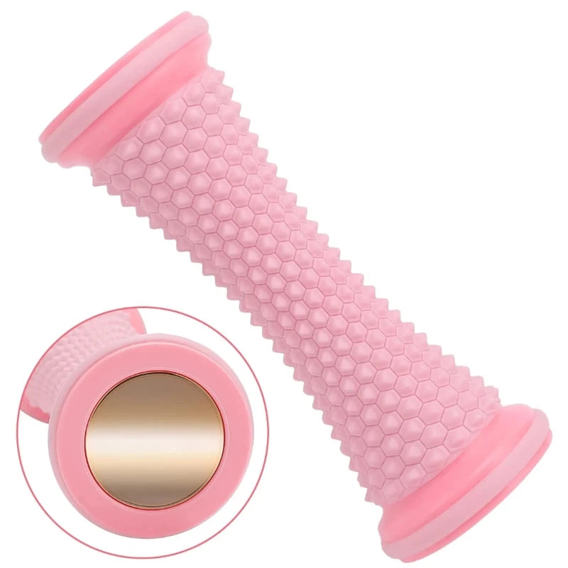 Spiky Handheld Muscle Roller — Portable Manual Massage Roller Ball