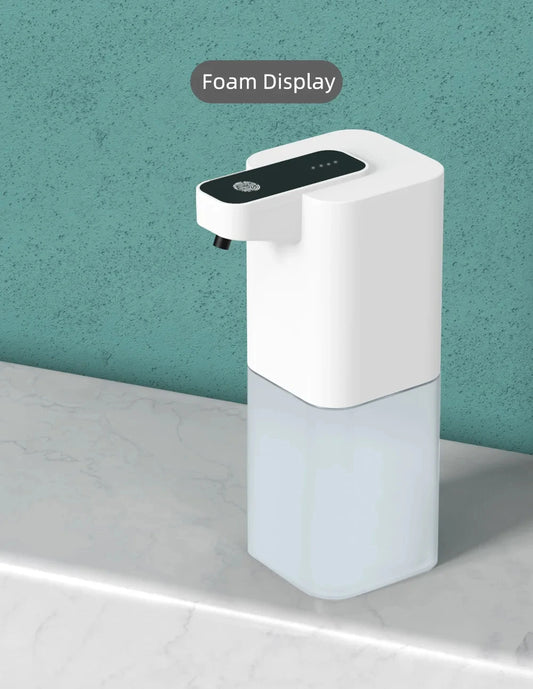 Touchless Automatic Foam Soap Dispenser 400ml USB Rechargeable — Infrared Sensor Hand Sanitizer Pump