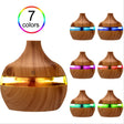 Ultrasonic Cool-Mist Aroma Diffuser 300ml with LED Light — Home Humidifier