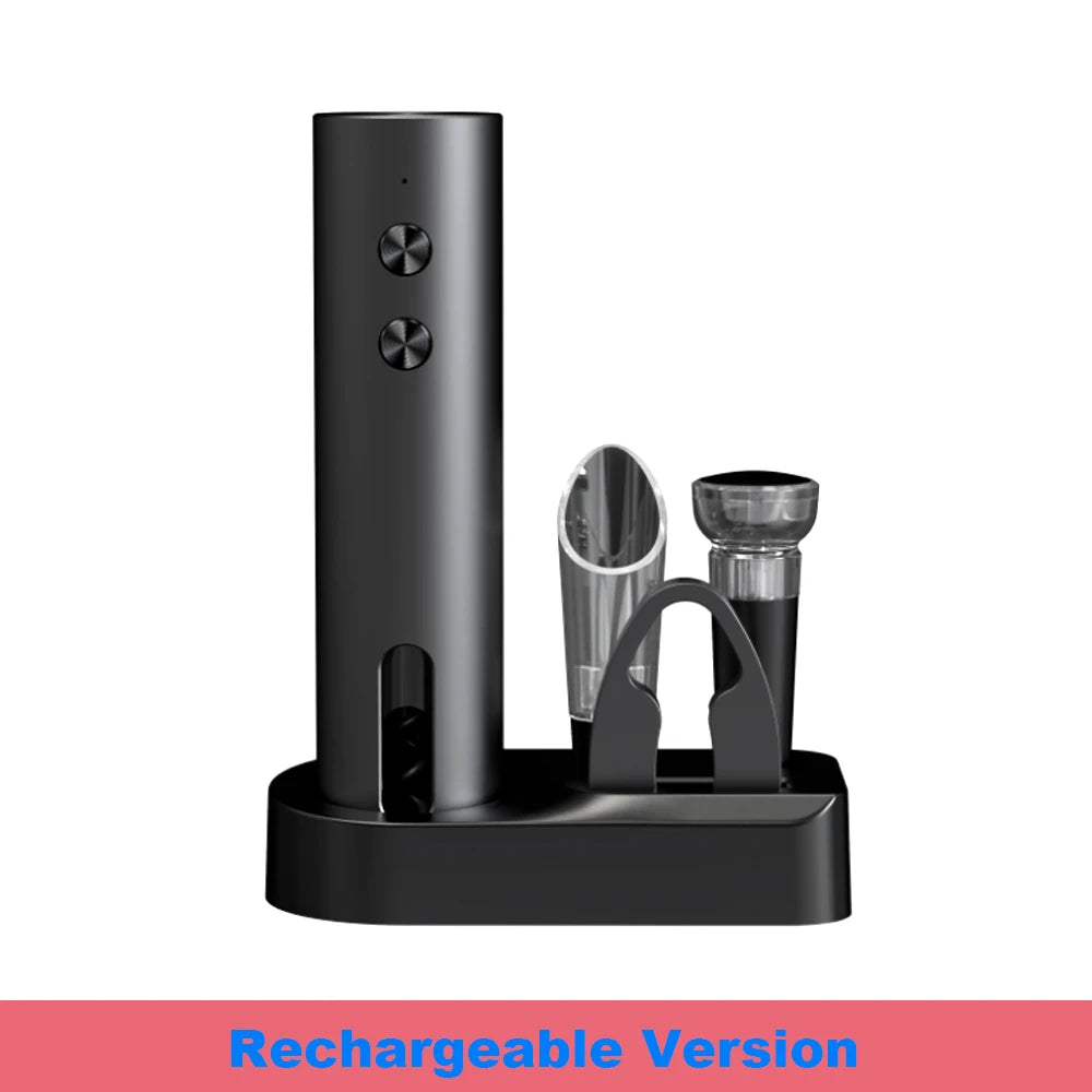 Electric Wine Opener Set with Accessories